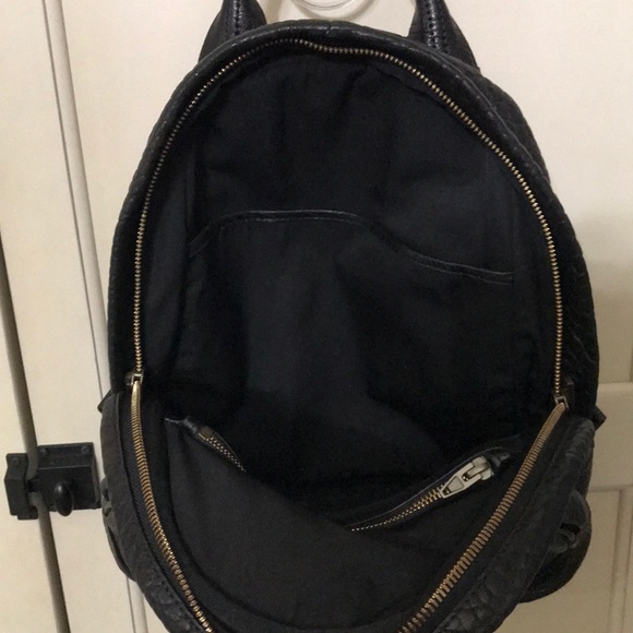 Alexander wang dumbo black leather backpack - Picture 2 of 5